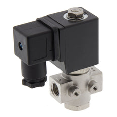 Magneetventiel ST-DB 1/4'' NO rvs EPDM 0-12bar 12V DC