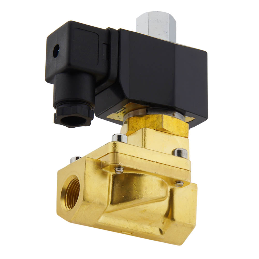 Magneetventiel ST-IB 3/8'' NO messing FKM 0.5-13bar 12V DC