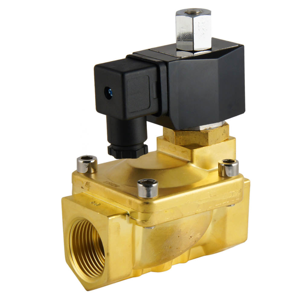 Magneetventiel ST-IB 1'' NO messing EPDM 0.5-13bar 12V DC