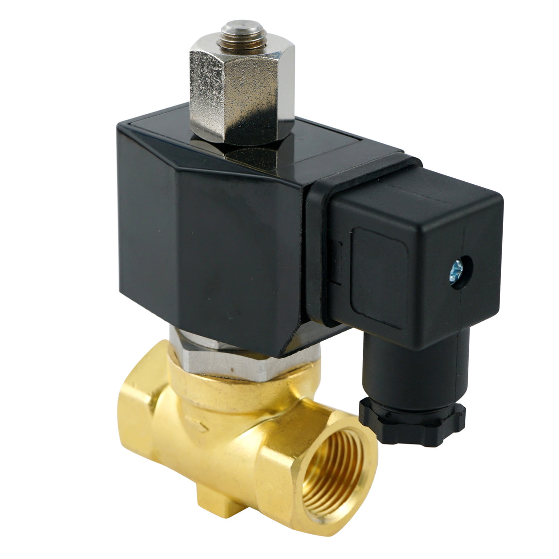 Magneetventiel ST-SB 1/4'' NO messing EPDM 0-10bar 12V DC