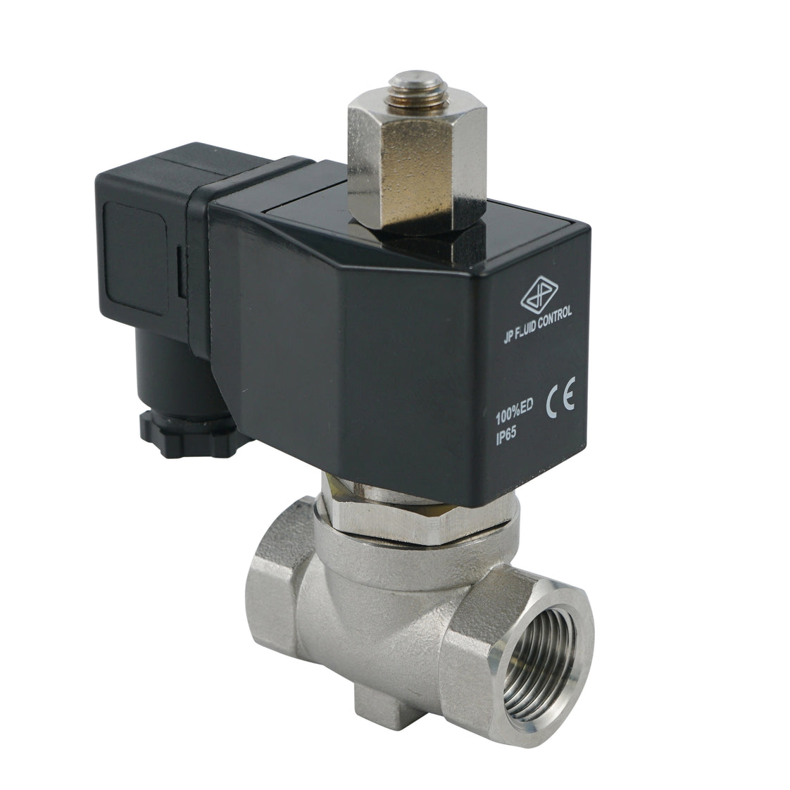 Magneetventiel ST-SB 1/4'' NO rvs FKM 0-10bar 12V DC