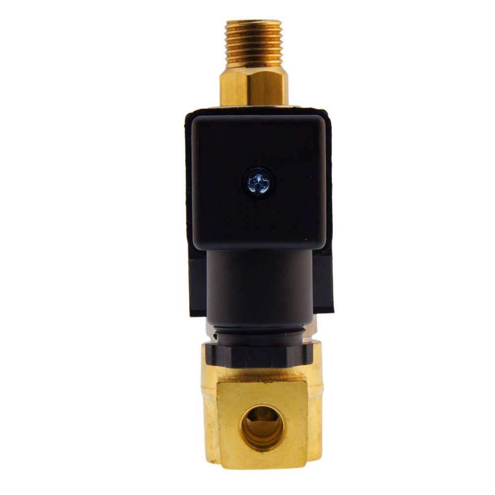Magneetventiel TW-DA 1/8'' 3/2 weg NC messing EPDM 0-10bar 230V AC