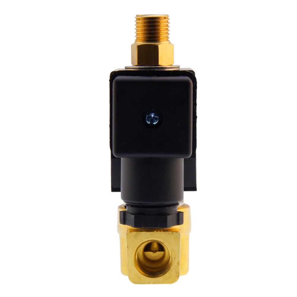 Magneetventiel TW-DB 1/4'' 3/2 weg NO messing FKM 0-4bar 230V AC