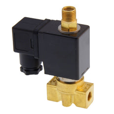 Magneetventiel TW-DB 1/8'' 3/2 weg NO messing FKM 0-3bar 12V DC