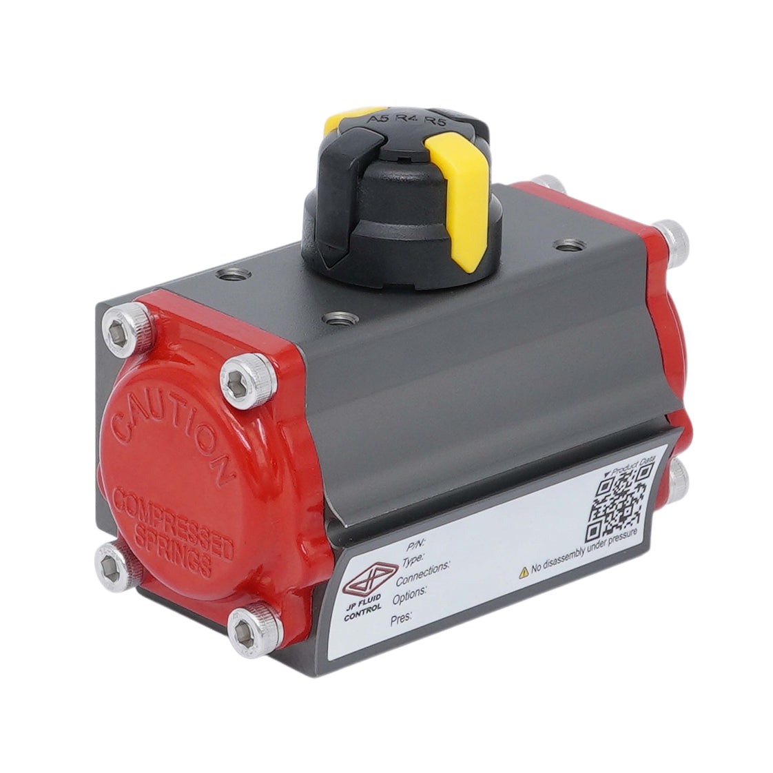 Pneumatische Actuator Tandheugel Veer-Openend 1.4Nm @ 6bar F03/F05 - PR02B