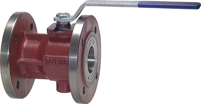 DN 80 PN 16 Cast Iron 2-Way Flanged Ball Valve