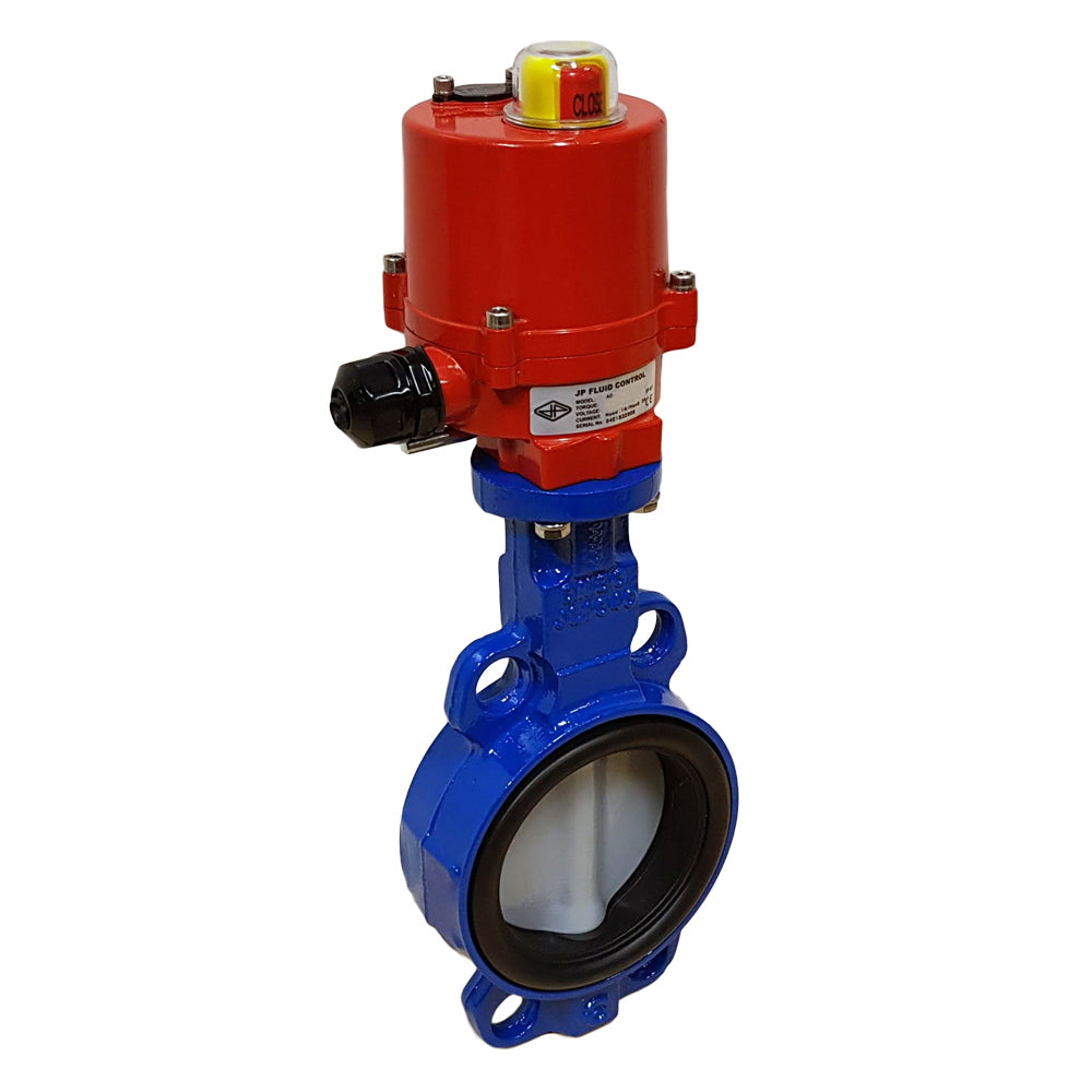 DN65 (2-1/2 inch) 24VDC Lug Elektrische Vlinderklep GG25-RVS-EPDM - BFLL