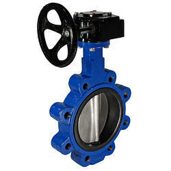 DN80 (3 inch) PN12 Lug Vlinderklep GG25-RVS-EPDM (Handwiel)