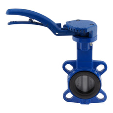 DN100 (4 inch) PN16 Wafer Butterfly Valve GGG40-Stainless steel-NBR