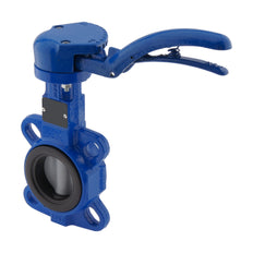 DN65 (2-1/2 inch) PN16 Wafer Butterfly Valve GGG40-GGG40 polyamide-coated-EPDM