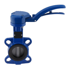 DN200 (8 inch) PN16 Wafer Butterfly Valve GGG40-GGG40 polyamide-coated-EPDM