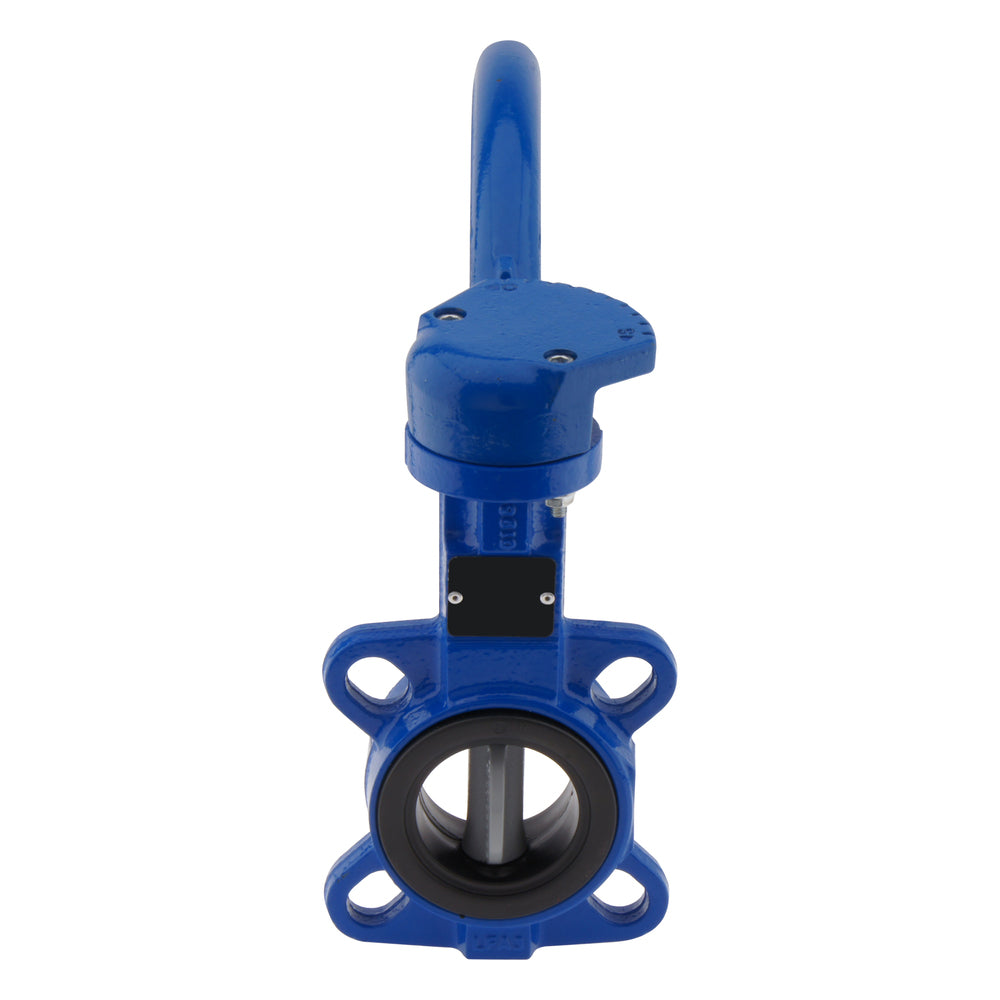 DN100 (4 inch) PN16 Wafer Butterfly Valve GGG40-Stainless steel-NBR