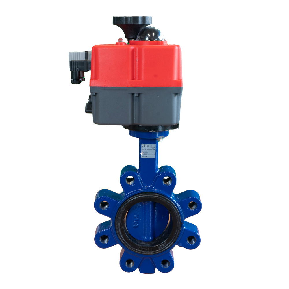 Electric Butterfly Valve DN40 24-240V AC/DC Fail-Safe Wafer GGG40 EPDM Drinking water J+J