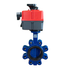 Electric Butterfly Valve DN32 24-240V AC/DC Modulating Fail-Safe Wafer Stainless Steel EPDM J+J
