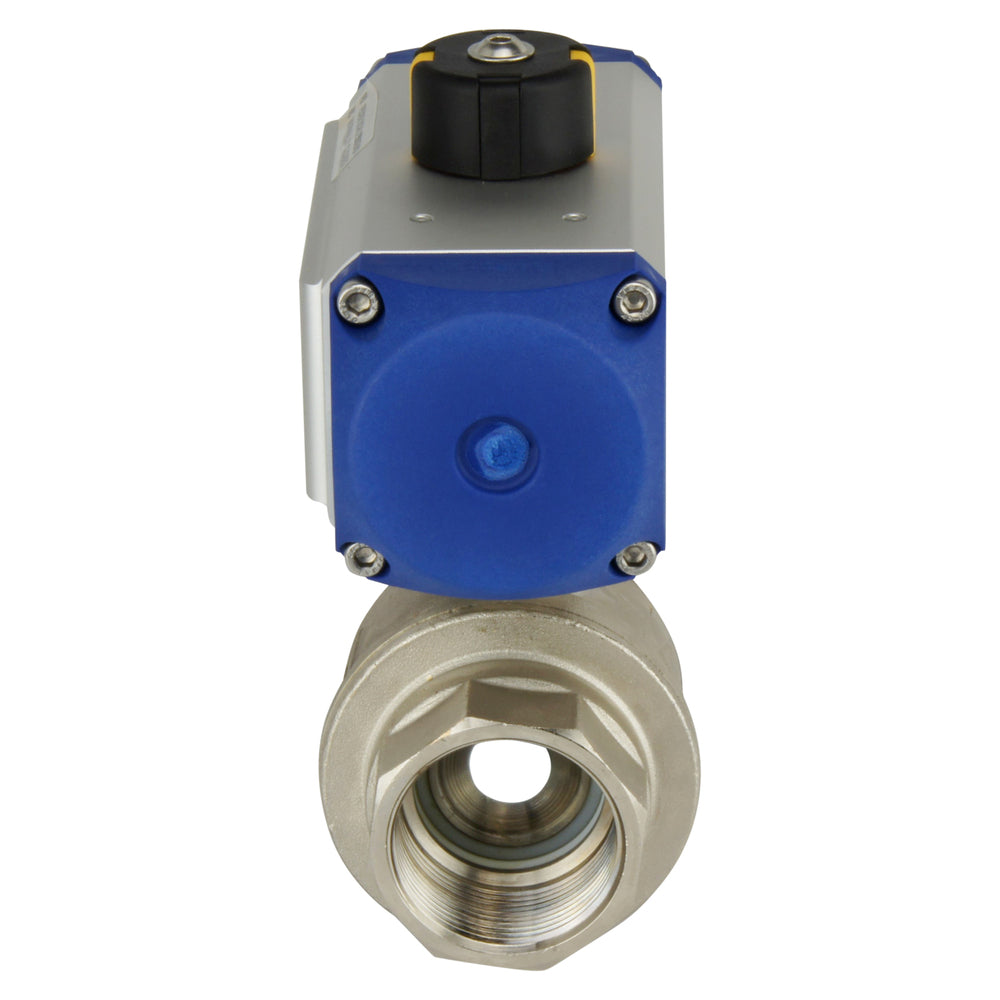 G2'' 2-Way Brass Pneumatic Ball Valve Spring Open - BL2BA