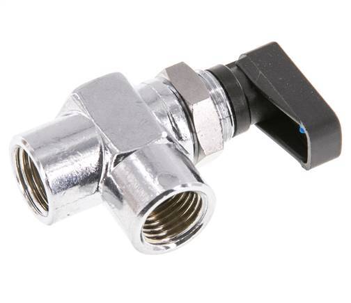 G 1/4 Inch Compact 2-Way Right Angle Brass Ball Valve