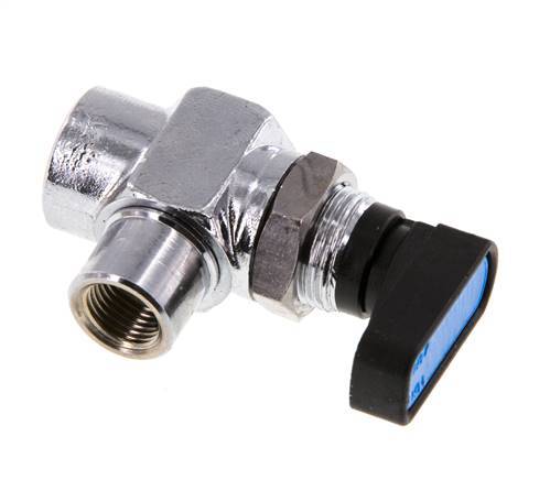 G 1/8 Inch Compact 2-Way Right Angle Brass Ball Valve