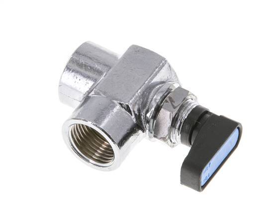 G 3/8 inch Compacte 2-Weg Haakse Kogelkraan Messing