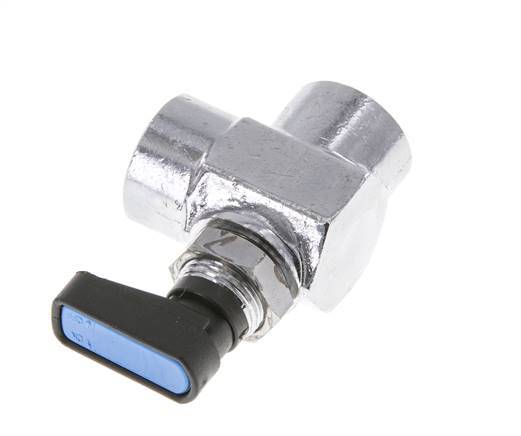 G 3/8 inch Compacte 2-Weg Haakse Kogelkraan Messing