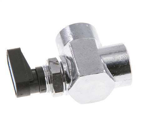 G 3/8 inch Compacte 2-Weg Haakse Kogelkraan Messing