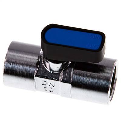 Rp 1/2 inch 2-Weg Messing Mini-Kogelkraan Compact EN331 Gas 20 Bar