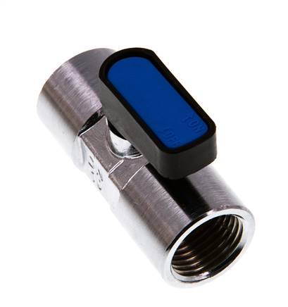 Rp 1/2 inch 2-Weg Messing Mini-Kogelkraan Compact EN331 Gas 20 Bar