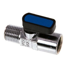 Buiten x Binnendraad R/rp 1/4 inch 2-Weg Messing Mini-Kogelkraan Compact EN331 Gas 20 Bar