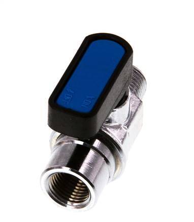 Buiten x Binnendraad R/rp 1/8 inch 2-Weg Messing Mini-Kogelkraan Compact EN331 Gas 20 Bar