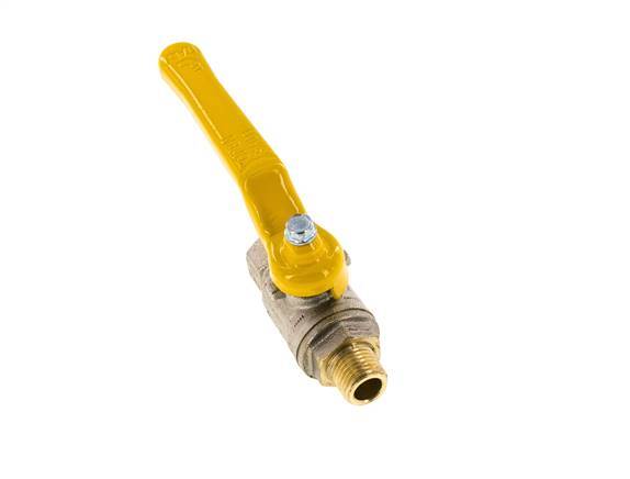 Male To Female R/Rp 1/4 inch Gas 2-Way Brass Ball Valve