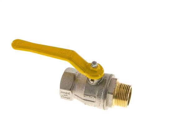 Buiten x Binnendraad R/Rp 1 inch Gas 2-Weg Messing Kogelkraan