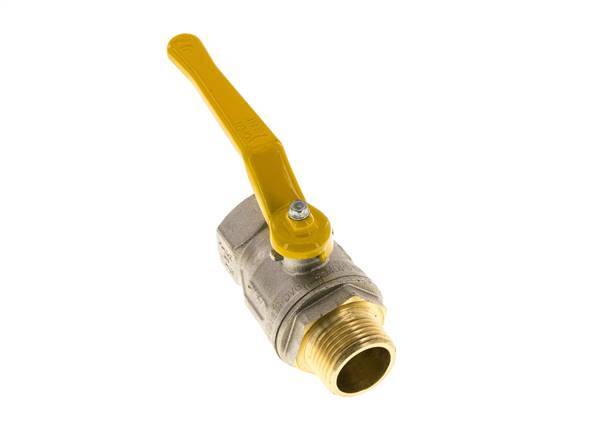 Buiten x Binnendraad R/Rp 1 inch Gas 2-Weg Messing Kogelkraan