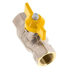 Rp 1/2 Inch Gas 2-Way Vlinderhandgreep Messing Kogelkraan
