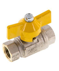 Rp 1/4 inch Gas 2-Way Butterfly handle Brass Ball Valve