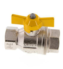 Rp 3/4 Inch Gas 2-Way Vlinderhandgreep Messing Kogelkraan