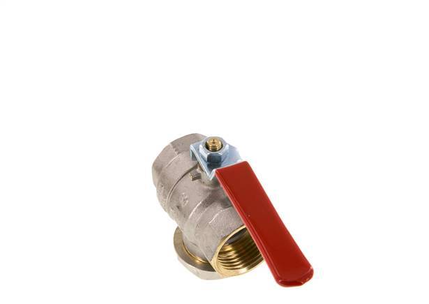 G 1 inch Integrated Strainer 2-Way Brass Ball Valve