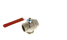 G 1-1/2 inch Integrated Strainer 2-Way Brass Ball Valve
