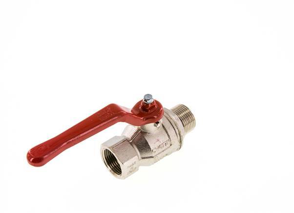 Male To Female R/Rp 3/4 inch 2-Way Brass Ball Valve