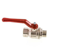Male To Female R/Rp 3/4 inch 2-Way Brass Ball Valve