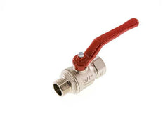 Buiten x Binnendraad R/Rp 3/4 inch 2-Weg Messing Kogelkraan