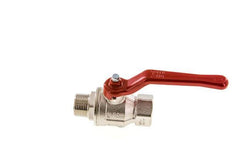 Buiten x Binnendraad R/Rp 3/4 inch 2-Weg Messing Kogelkraan