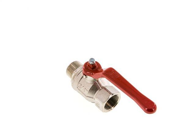Buiten x Binnendraad R/Rp 3/4 inch 2-Weg Messing Kogelkraan