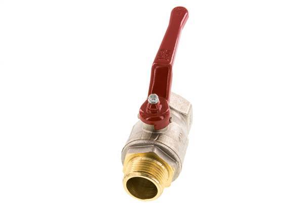 Buiten x Binnendraad R/Rp 1 inch 2-Weg Messing Kogelkraan