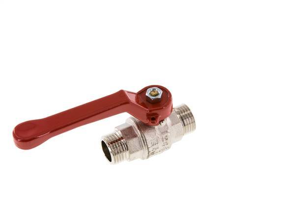 G 1/2 inch Buitendraad 2-Weg Messing Kogelkraan