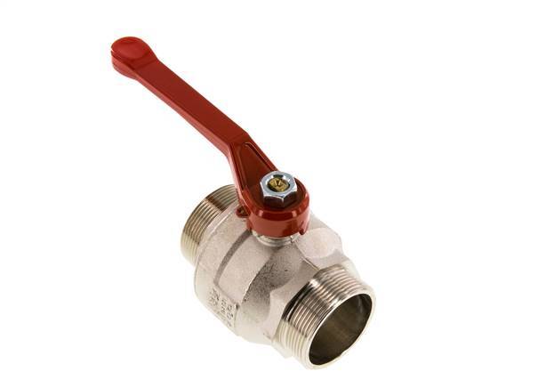G 2 inch Male Threaded 2-Way Brass Ball Valve