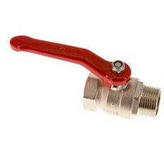 Buiten x Binnendraad R/Rp 1 inch Compacte PN 25 2-Weg Messing Kogelkraan