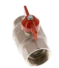 Buiten x Binnendraad G/G 1-1/4 inch Vlinder Handle Kort design 2-Weg Messing Kogelkraan