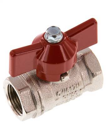 G 3/8 inch Vlinder Handle Compacte 2-Weg Messing Kogelkraan