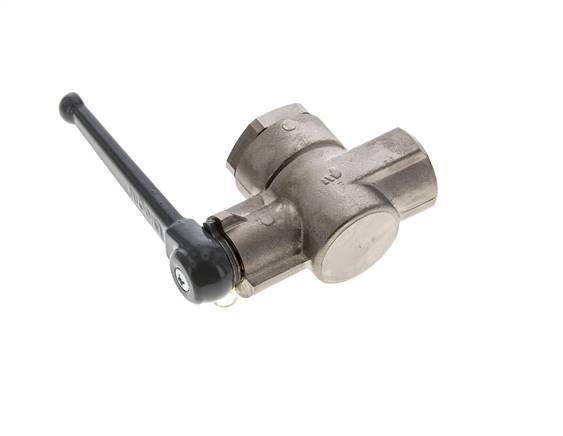 G 3/4 inch 2-Weg Haakse Kogelkraan Messing