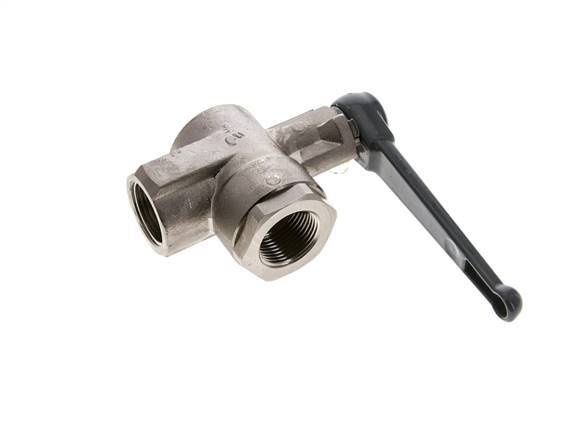 G 3/4 inch 2-Weg Haakse Kogelkraan Messing