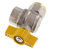 Rp 3/4 inch Gas 2-Weg Haakse Kogelkraan Messing